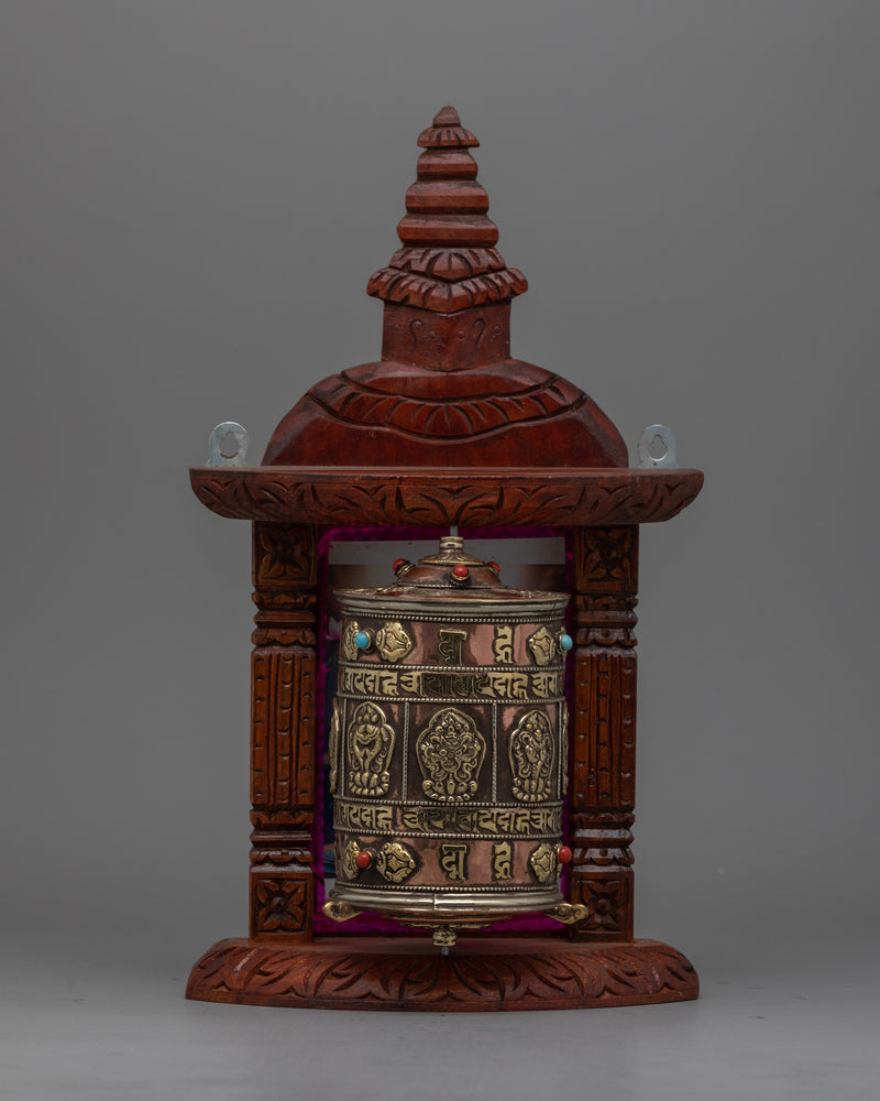 Tibetan Prayer Wheel Charm