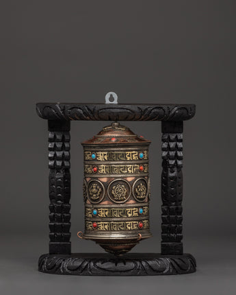 prayer-wheel-featuring-buddhist-auspicious-symbols