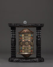prayer-wheel-featuring-buddhist-auspicious-symbols