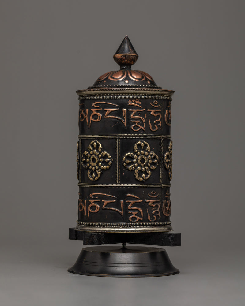 Handcrafted Tibetan Buddhist Prayer Wheel