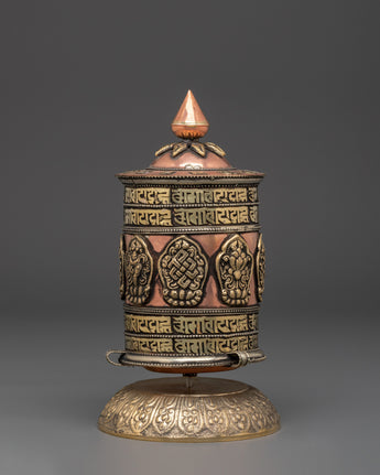 Handmade Spiritual Tibetan Prayer Wheel