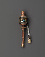 prayer-wheel-with-turquoise-inlay