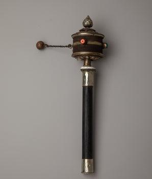 Tibetan Buddhist Hand Prayer Wheel