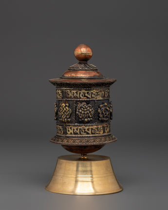 Traditional Himalayan Prayer Wheel