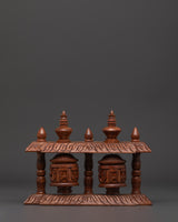Tibetan Wooden Prayer Wheel