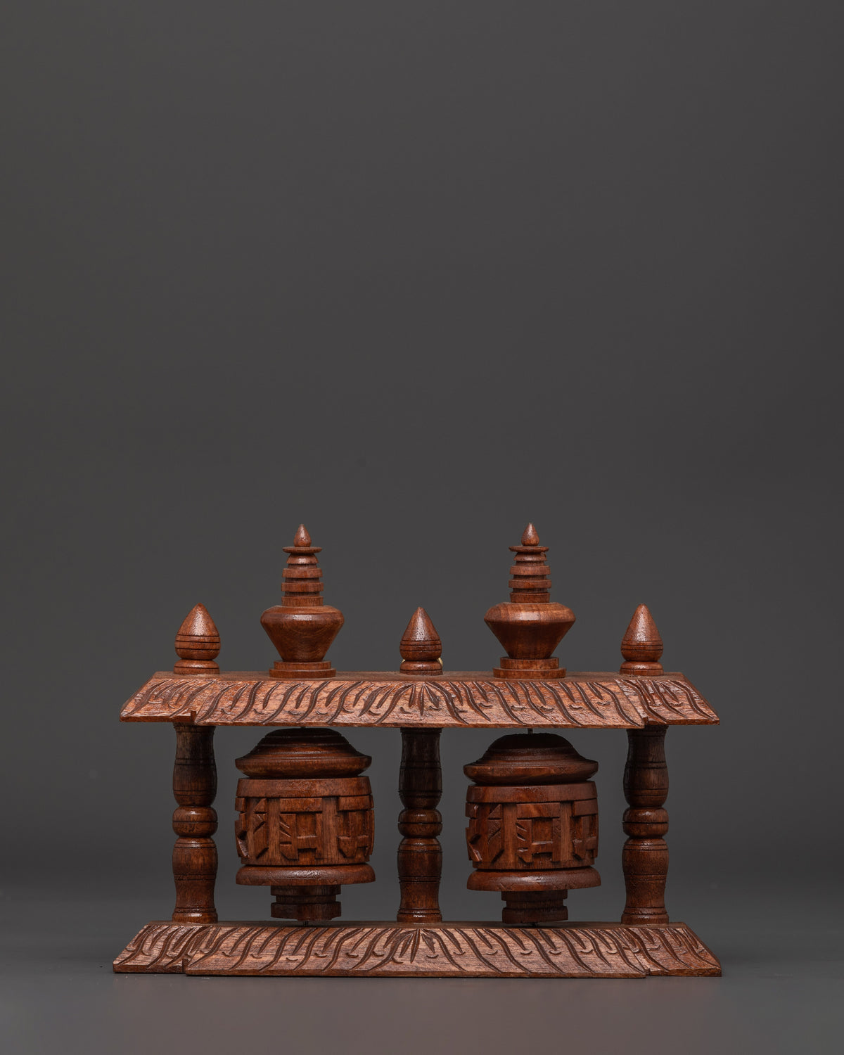 Tibetan Wooden Prayer Wheel