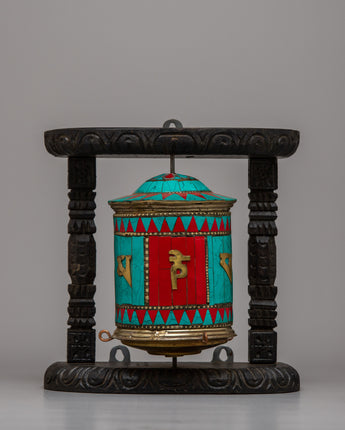 Prayer Wheel Buddhist Ritual Item