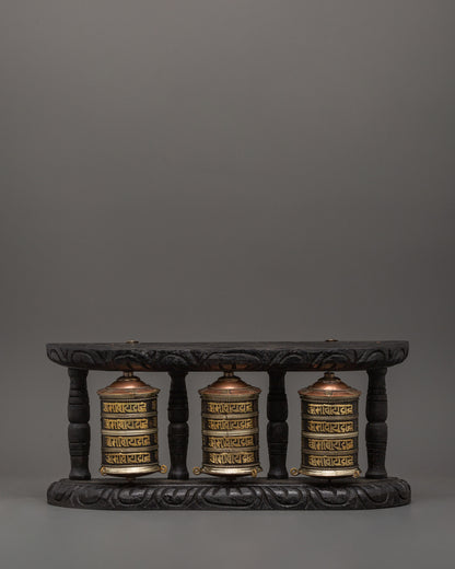  Tibetan Prayer Wheel  | Buddhist Meditation Decor Piece