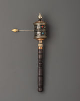 Handheld Tibetan Prayer Wheel