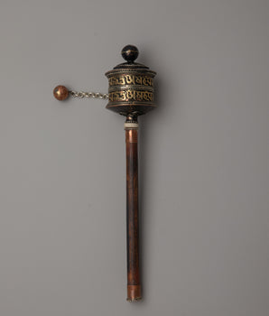 Buddhist Hand Prayer Wheel