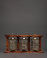 Handcrafted Sacred Copper Tibetan Prayer Wheel