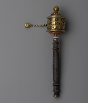 Buddhist Hand Prayer Wheel