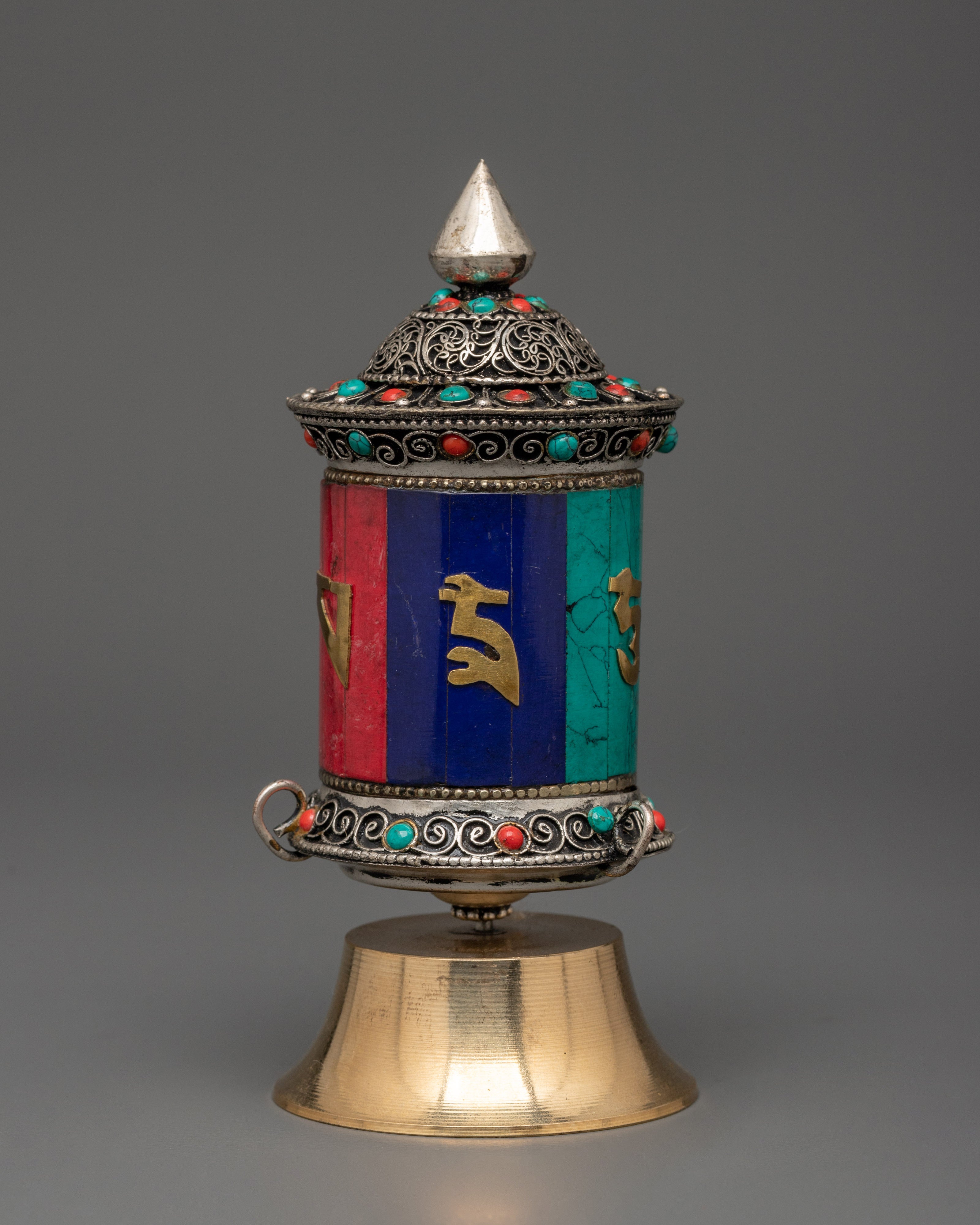Traditional Himalayan Buddhist Prayer Wheel