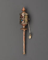 Tibetan Buddhist Handheld Prayer Wheel