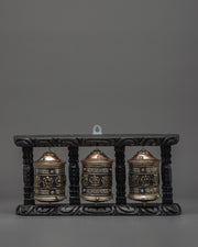triple-mantra-prayer-wheel