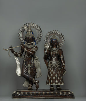 Lord Krishna and Radha Statue