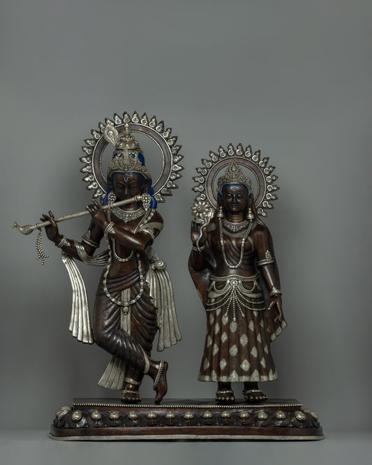 Lord Krishna and Radha Statue