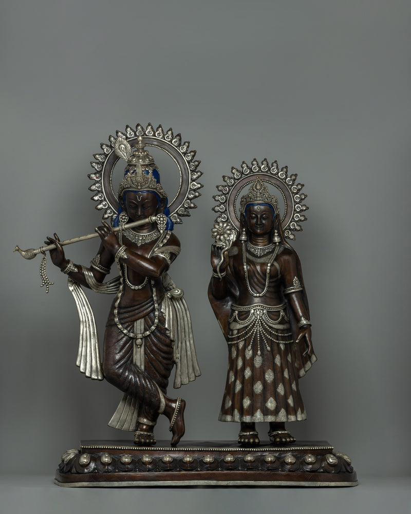 Lord Krishna and Radha Statue