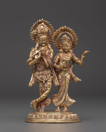 Radha Krishna sculpture 