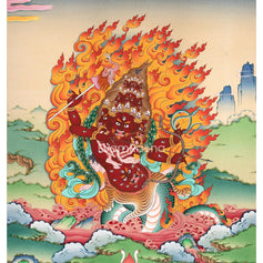 Rahula Thangka Print