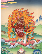 Rahula Thangka Print