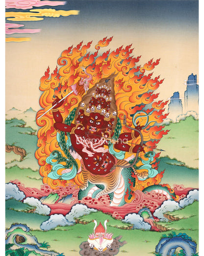 Rahula Thangka Print