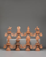Buddhist Raja Rani Decorative Set