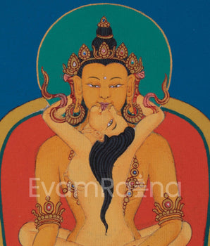 Infinite Abundance with Ratna Sambhava Buddha Print |  A Spiritual Masterpiece|  Enhance Your Spiritual Journey