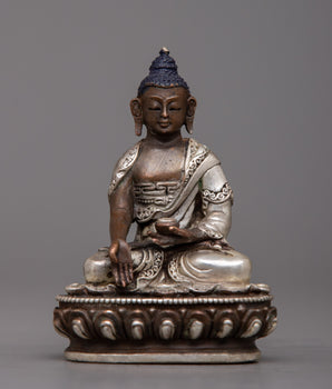 Copper Ratnasambhava Buddha Statue