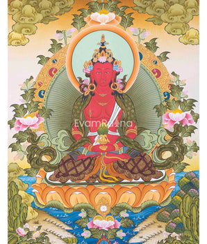 Red Amitayus Buddha