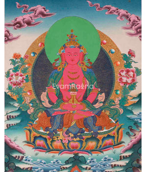 Red Amitayus Buddha Thangka
