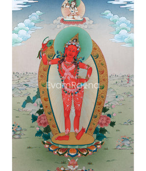 Yumkha Dechen: Queen of Great Bliss Thangka