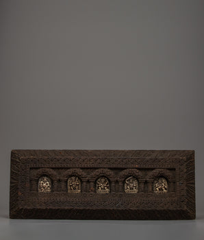 Wooden Tibetan Book Cover