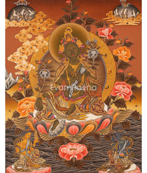 Green Tara Thangka