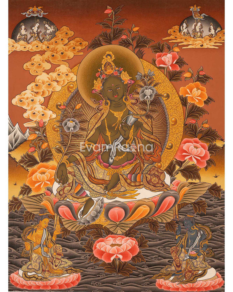 Green Tara Thangka