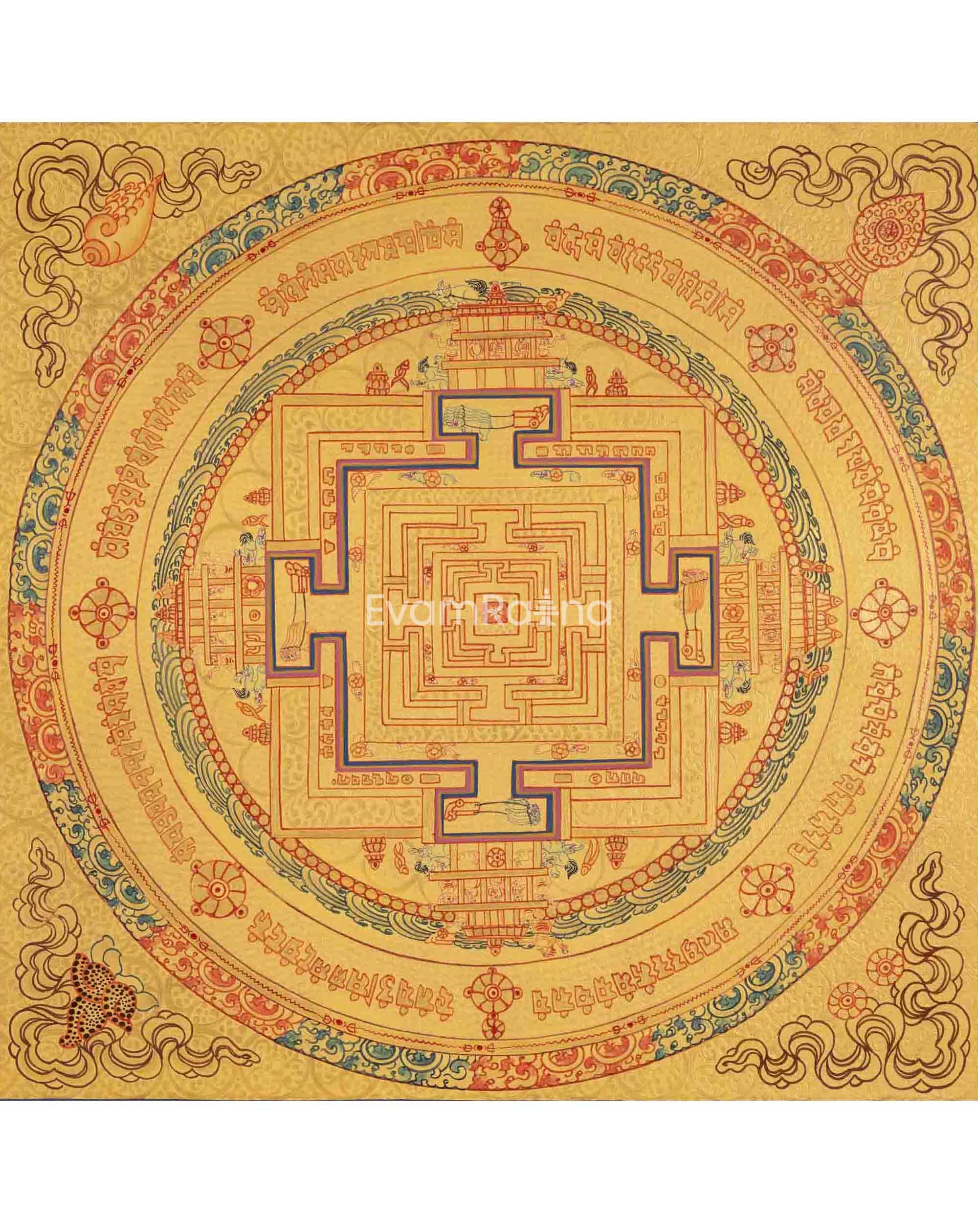 Religious Mandala Thangka