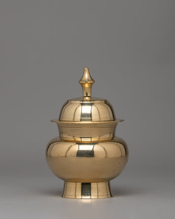 Sacred Buddhist Altar Rice Pot