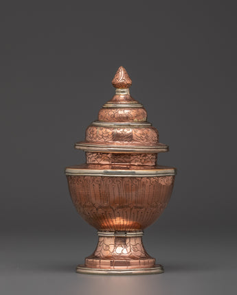 Tibetan rice vessel