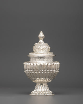 98% Silver Rice Pot for Ritual Offering