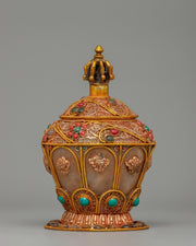 Gold-Plated Offering Vessel for Sacred Spaces
