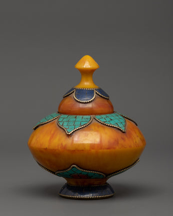 amber-rice-pot-buddhist-altar-decor