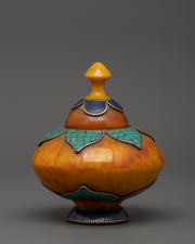 amber-rice-pot-buddhist-altar-decor