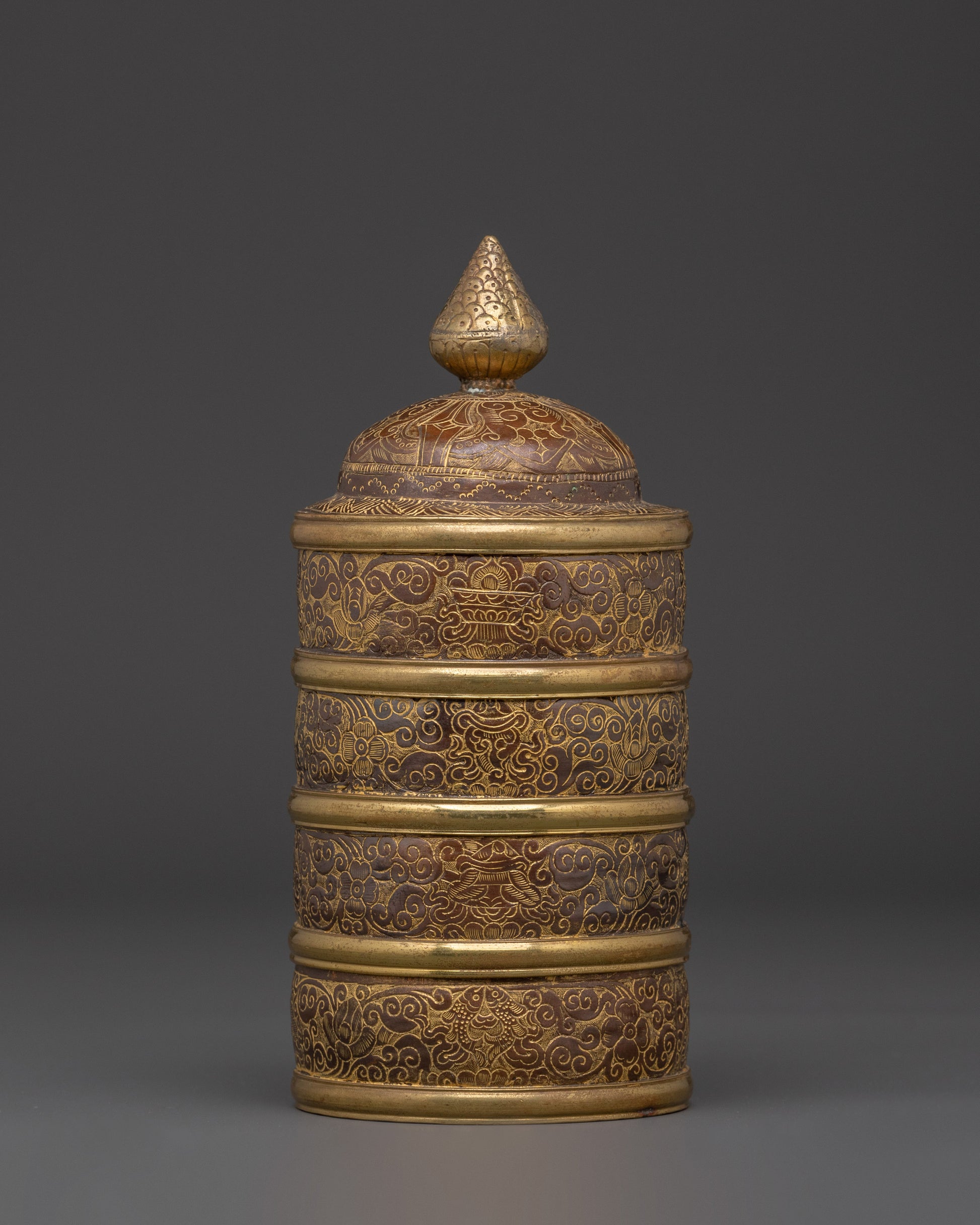Tibetan Ritual Rice Pot