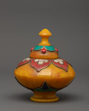 Handcrafted Ritual Offering Pot | Spiritual Rice Pot for Altar and Sacred Spaces