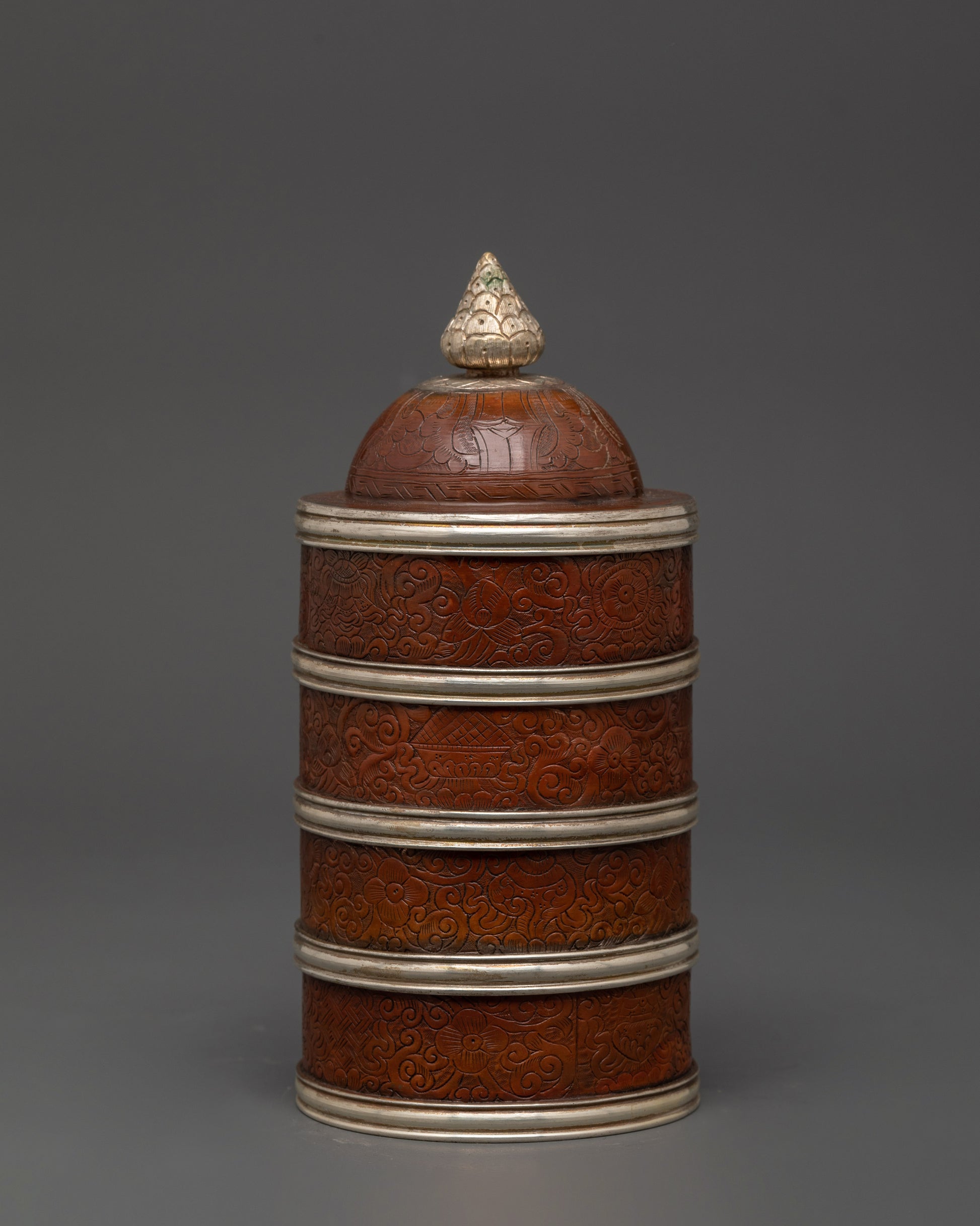 Handcrafted Tibetan Oxidized Copper Rice Pot