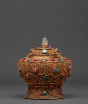 Rice Pot for Altar | Tibetan Meditation Decor