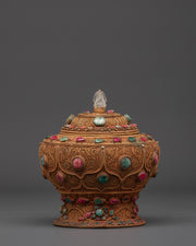 Rice Pot for Altar | Tibetan Meditation Decor