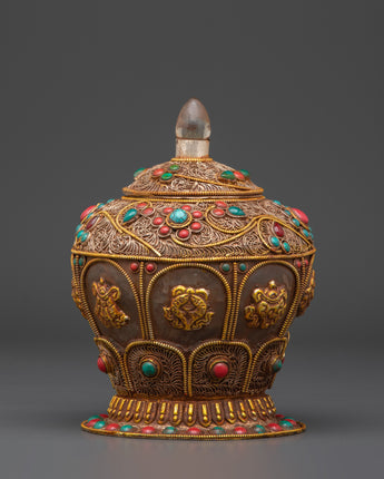 rice-pot-with 8-auspicious-symbol