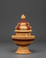 Handmade Tibetan Rice Offering Pot 
