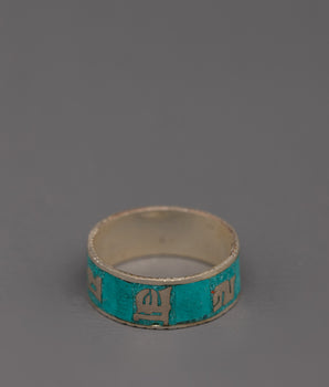 Handcrafted Turquoise Inlaid Ring